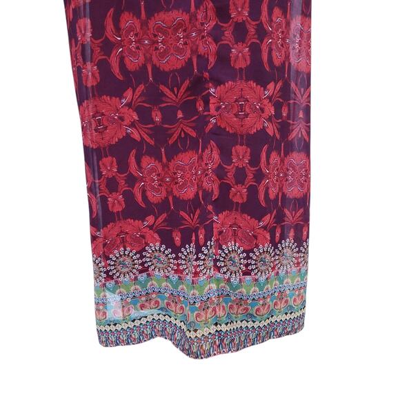 Desigual Red Floral Mini Dress Sleeveless Keyhole Layered Lined Monique 44 NWT - Picture 12 of 15